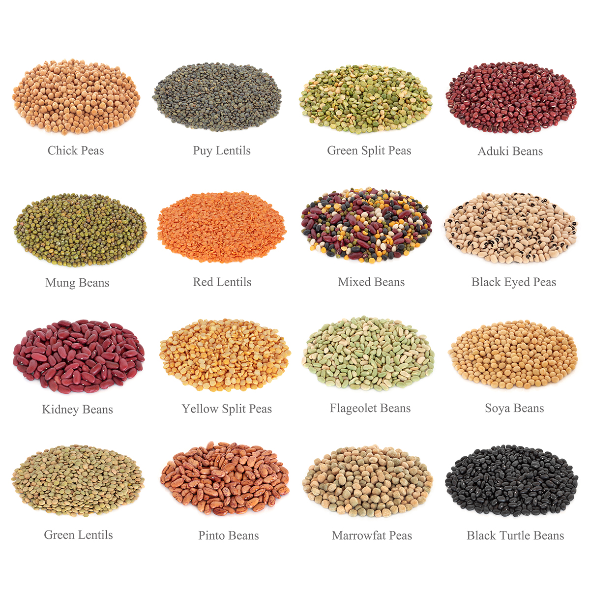 variety of beans