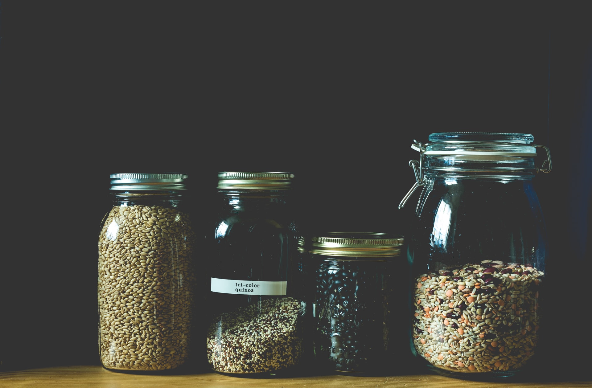 jars of seeds